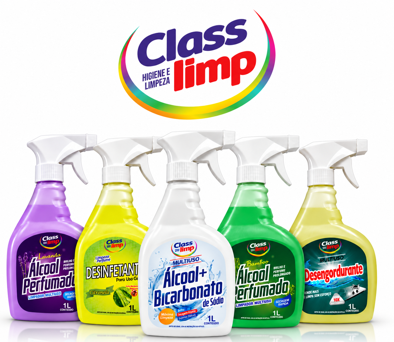 Classlimp - linha de produtos de higiene e limpeza